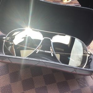 Chanel Aviator Mirrored Glasses